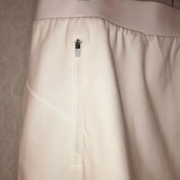 Talbots XL Everyday Stretch Skort Bright White Cotton Blend